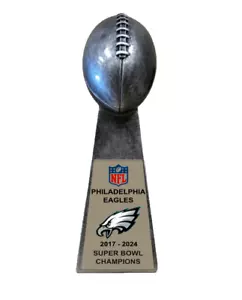 PHILADELPHIA EAGLES 2 TIME SUPER BOWL CHAMPIONS 15" LOMBARDI STYLE TROPHY - Bild 1 von 2