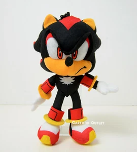 Sega Sonic The Hedgehog 8" Shadow Plush Doll Keychain Backpack Clip Coin Bag Toy - Picture 1 of 7