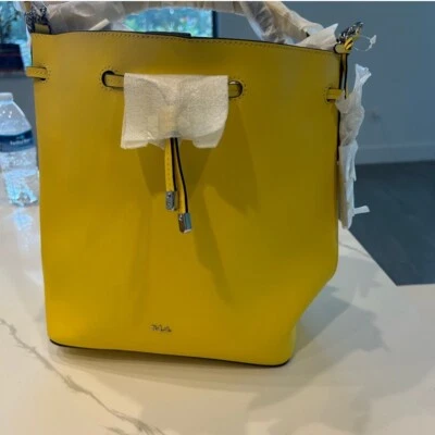 Bolso Ralph Lauren Bucket Amarillo Debby.  Nuevo con etiquetas Foto 1 de 4