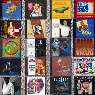 20 CD Lot: Johhny Cash, Miles Davis, Howlin’ Wolf, Bananarama New & Sealed Foto 1 de 4