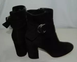 38/US 8❤️ GIANVITO ROSSI Suede Leather High Heels BUCKLE ANKLE BOOTS ITALY - Picture 1 of 10