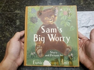 Sam's Big Worry by Eunice Young Smith 1953 EX-LIB CHILDREN'S Vintage HC - Picture 1 of 12