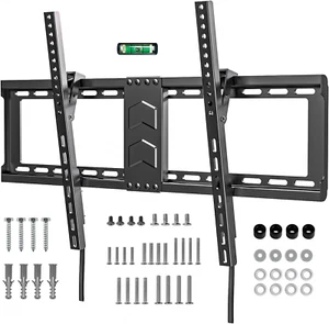 TV Wall Mount for Most 37-82 Inch, Low Profile Tilt for Flat/Curved TV - Picture 1 of 11