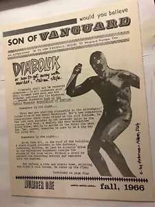 SON OF VANGUARD Pop Culture Fanzine #1 Fall 1966 Diabolik - Imagen 1 de 4