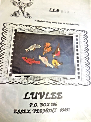 LUVLEE Plastic Canvas Kit BIRDS LL819 Ready to Make Brand New - Image 1 of 4