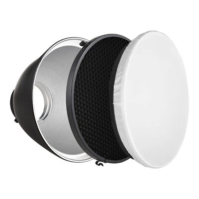 9 Inch Reflector Diffuser Bowens Mount Photography  Shape Dish with Y9P6 - image 1 of 4
