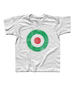 Child T-shirt TARGET ITALIA AGED Italian flag colors MODS VESPA - Picture 1 of 3