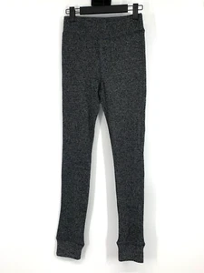 Leggings Aerie para mujer medianos negros grises salón tejido gofre tiro alto - Imagen 1 de 12