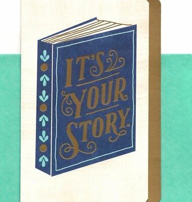 Tarjeta de felicitación Encouragement It's Your Story Bound To Be Amazing Hallmark  Foto 1 de 3