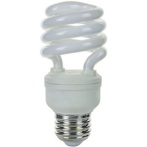 NEW 13 Watt Cool White Medium Base Spiral CFL Light Bulb FREE SHIPPING from US!!