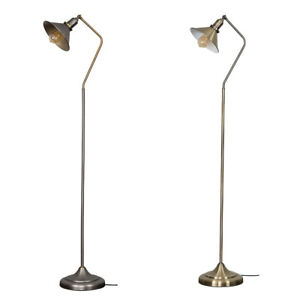 Modern Industrial Style Floor Lamp Standard Free Standing Light LED Bulb Lights
