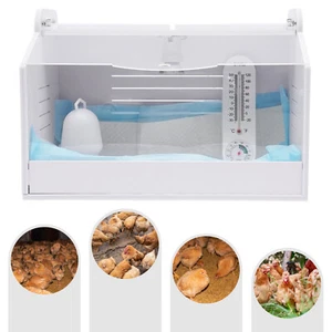 Brutinkubator Aufzuchtbox Brutbox Kükenheim Küken Aufzucht Box mit Wärmelampe - Bild 1 von 8