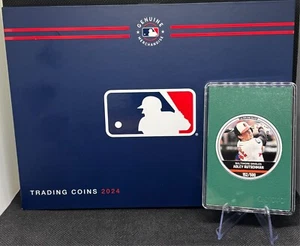 2024 Niue MLB Adley Rutschman Emerald Trading Silver Proof Coin Agoro 152/500 - Picture 1 of 3