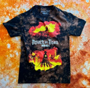 Attack on Titan Season 1 T-Shirt - Bleach Wash Anime Grafik Tee Logo Print M - Bild 1 von 5