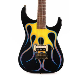 1982 Jackson Pre-Production Soloist Mike Learn Hot Rod Flames - Picture 1 of 8
