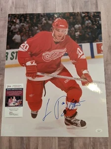 Luc Robitaille Signed 16x20 Photo File JSA COA Red Wings Kings Rangers Penguins - Picture 1 of 4