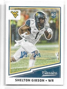 Shelton Gibson 2017 Classics auto #d 186 / 199 RC CAROLINA PANTHERS - Foto 1 di 1