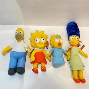 2005 Nanco The Simpsons Plush Lot Of 4 - Picture 1 of 9