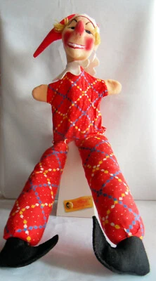 HANDSPIELPUPPE  " KASPERL mit SCHLENKERBEINEN "  von FIRMA KERSA - Bild 1 von 4