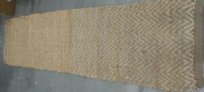 NATURAL 2'-3" X 9' Loose Thread Rug Reduced Price 1172611416 NF731A-29 - Image 1 of 4