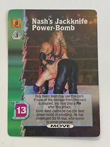 2000 Wizards of the Coast WCW Nitro Game Card NNO Nash's Powerbomb Kevin NASH