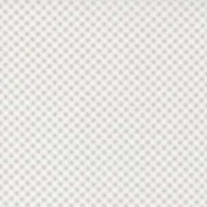 Grace Gingham Blender Linen White by Brenda Riddle for Moda 1/2 Yard  - Picture 1 of 1