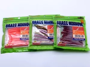 Lot of 3 ECOGEAR GRASS MINNOW L #102,365,077 82.5mm 3.2g from japan ! - Picture 1 of 1