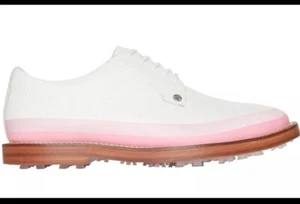 NEU G/FORE Smoking Gallivanter Herren Golfschuhe weiß rosa G4MS23EF15 Größe 11,5 - Bild 1 von 11