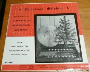 Christmas Melodies Played on Antique Musical Boxes From Musical Wonder House LP - Picture 1 of 4