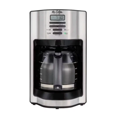 Mr. Coffee 12c Programmable Coffee Maker with Rapid Brew System Stainless Steel - Image 1 of 4
