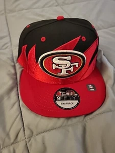 San Francisco 49ers cap new ERA 9 fifty retro wave 2.0 shark tooth snapback Osfa - Picture 1 of 6