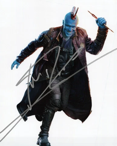 MICHAEL ROOKER signed Autograph 20x25 cm Photo "Guardians of the Galaxy" Cover