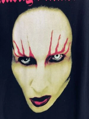 复古 1997 年玛丽莲·曼森 T 恤男女通用中号 B36-12 — 第 1/4 张图片