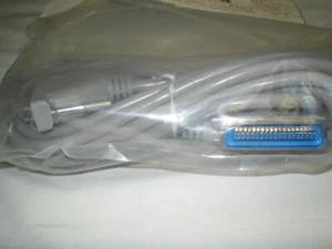 10' PARALLEL CABLE DB25 MALE/CENTRONICS MALE RIGHT ANGLE - Picture 1 of 4