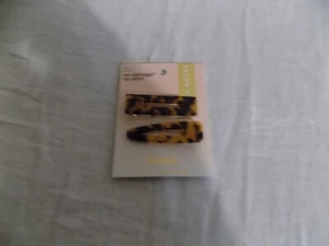 Clips de salón Scunci elegantes y suaves: estampado de guepardo, sin daños, sin abolladuras, 2 quilates - Imagen 1 de 2