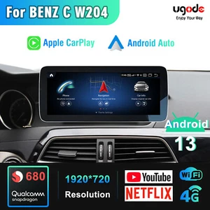10,25" Carplay Autoradio Für Mercedes C W204 NTG4.5 Android Bildschirm 128G   - Bild 1 von 10