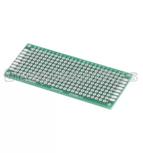 10 STCK. Doppelseitiger Prototyp Leiterplatte verzinnt Universal Brotbrett FR4 3x7 cm 30 mm x 70 mm - Bild 1 von 3