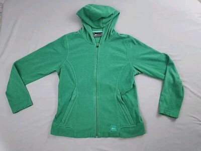 Chaqueta con Capucha de Vellón REI para Mujer Mediana Cremallera Completa Manga Larga Exterior Informal Foto 1 de 4