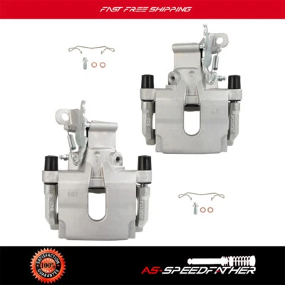 Rear Brake Calipers w/ Bracket Pair For 2007-2009 Jaguar XKR 2005-2008 S-Type Foto 1 de 4
