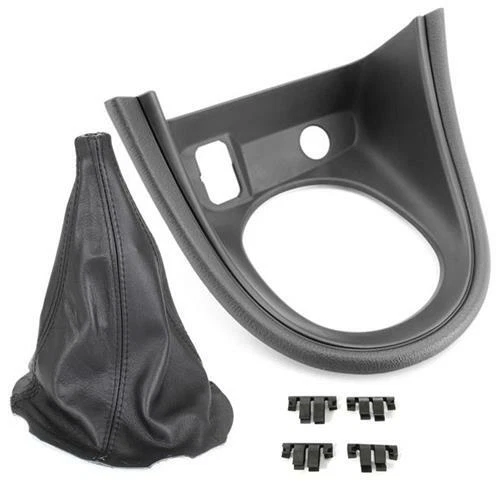 1999-04 FORD MUSTANG LEATHER SHIFT BOOT & BEZEL KIT WAR OF 25 TO SAVE USA SALE! - Изображение 1 из 4