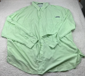 Columbia Knopfleiste Herren 5XL Pastellgrün Tamiami belüftet Langarm - Bild 1 von 6