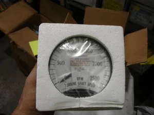 Westinghouse KX-241 0-2500 R.P.M. Turbine Shaft Speed Meter - Picture 1 of 5