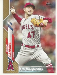  2020 TOPPS BASEBALL - GRIFFIN CANNING - GOLD PARALLEL - #447 - ANGELS  - Picture 1 of 1