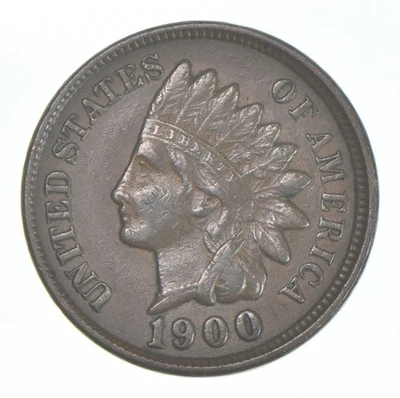 XF 1900 Indian Head Copper Cent Penny - High Grade Sample - Image 1 of 4
