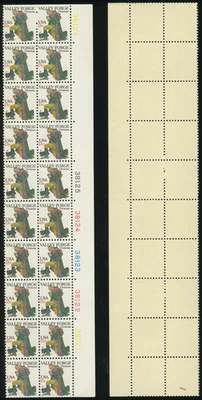 US 1977 13¢ Washington Valley Forge Plate Block of 20 Stamps (Scott # 1729) MNH - Image 1 of 2