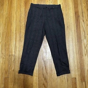 Uniqlo Men’s Dress Pants 32x27 Herringbone Old Money Cuffed  - Picture 1 of 12