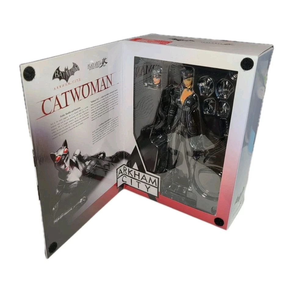 Figura de acción Batman Arkham City Square Enix Play Arts Kai CATWOMAN No. 2 Foto 1 de 4