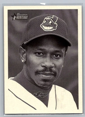 Kenny Lofton 2001 Bowman Heritage Cleveland Indians #122 - Image 1 of 2