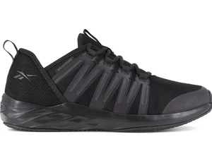 NIB MEN'S REEBOK RB2211 ASTRORIDE WORK STEEL TOE EH ASTM SR BLACK LOW SHOES $110 - Picture 1 of 5