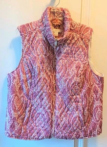 CJ Banks Christopher & Banks Damen Steppweste Ponk Größe 1X - Bild 1 von 5